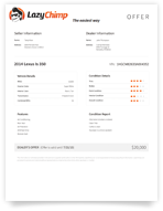 Lazy Chimp Sell form