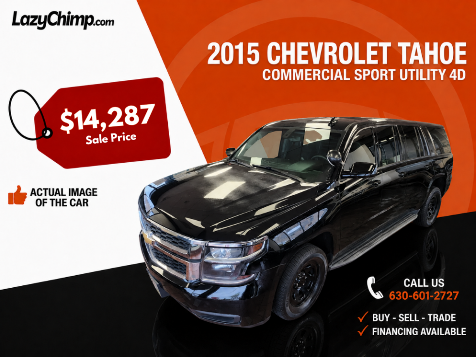 2015 Chevrolet Tahoe Police 4WD