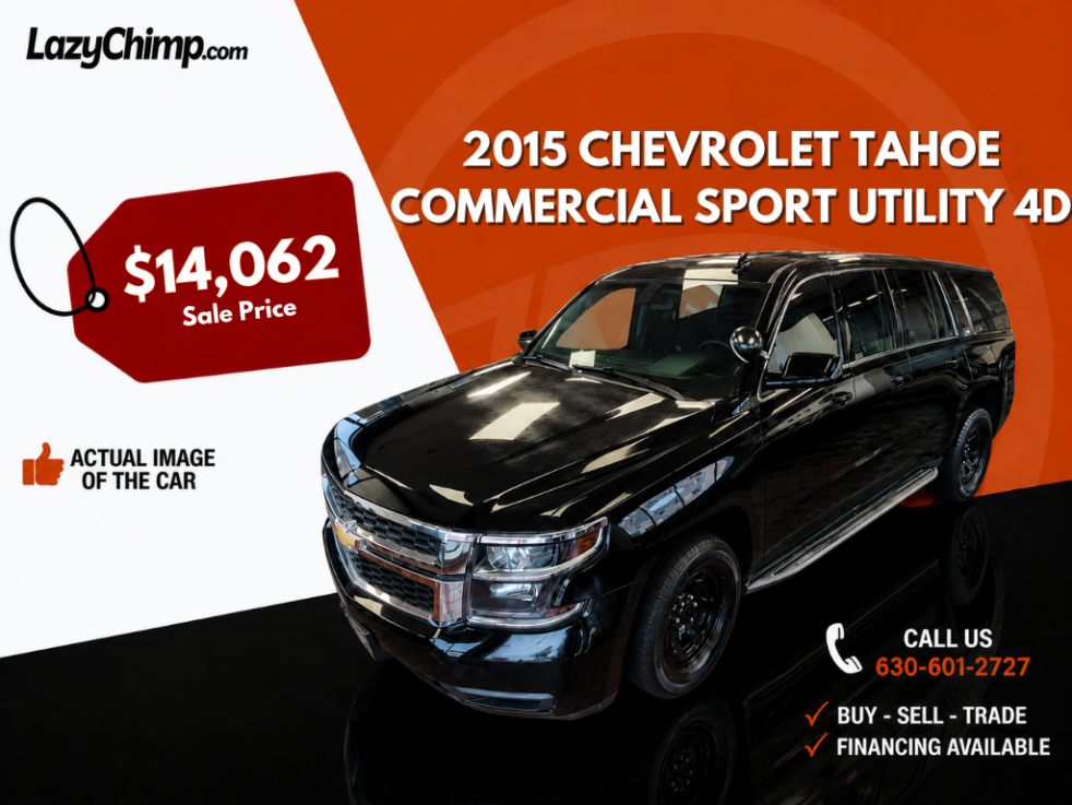 2015 Chevrolet Tahoe Police 4WD