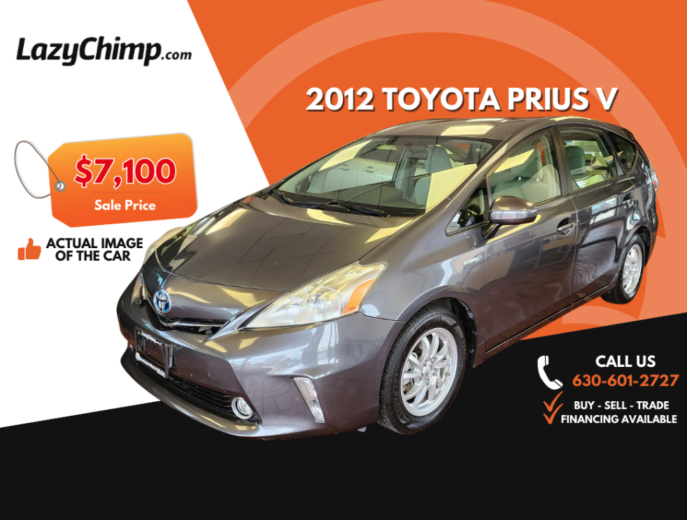 2012 Toyota Prius V Three Wagon 4D