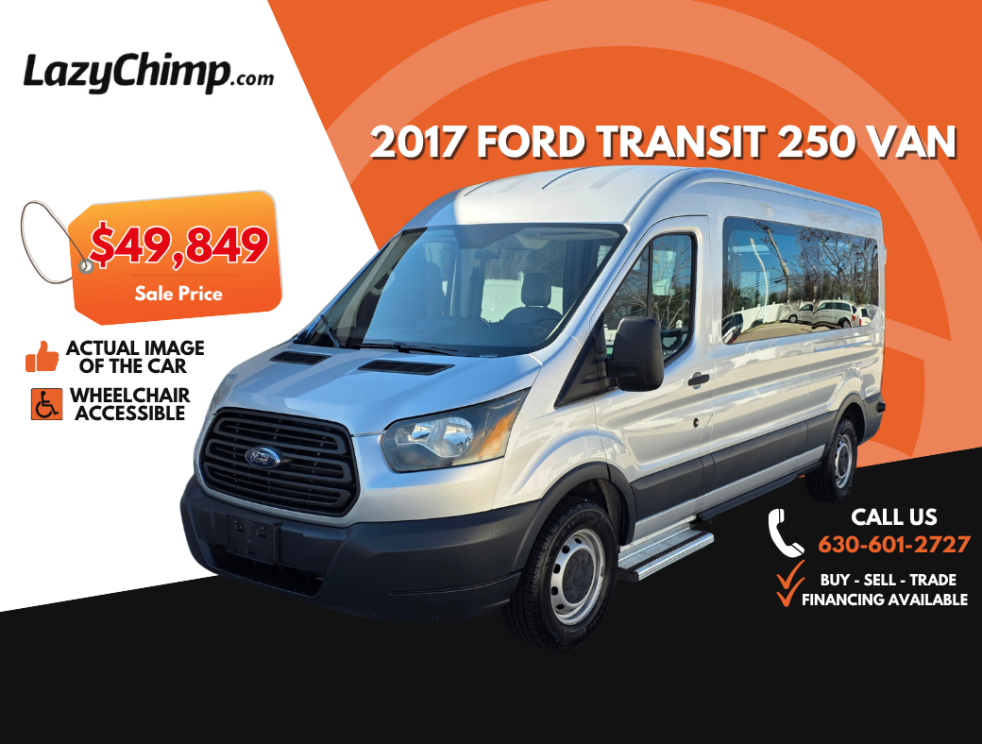 2017 Ford Transit 250 Van Medium Roof w/Sliding Side Door w/LWB Van 3D