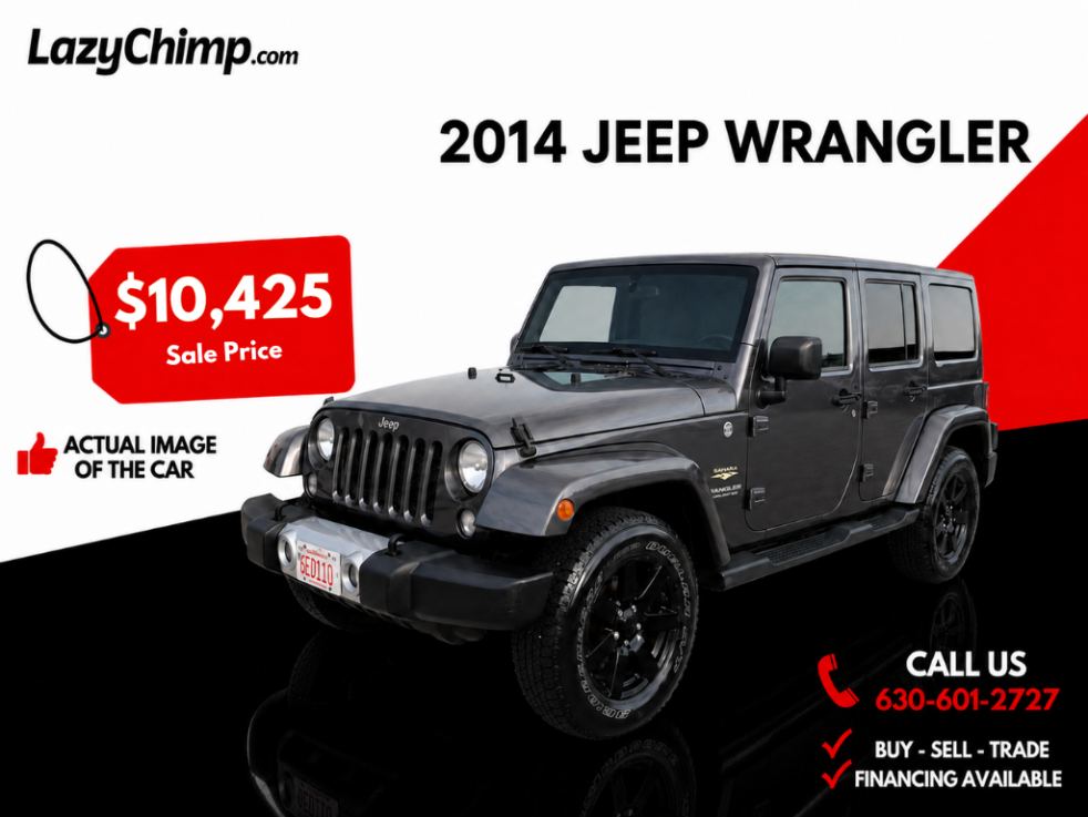 2014 Jeep Wrangler Unlimited Sahara Sport Utility 4D