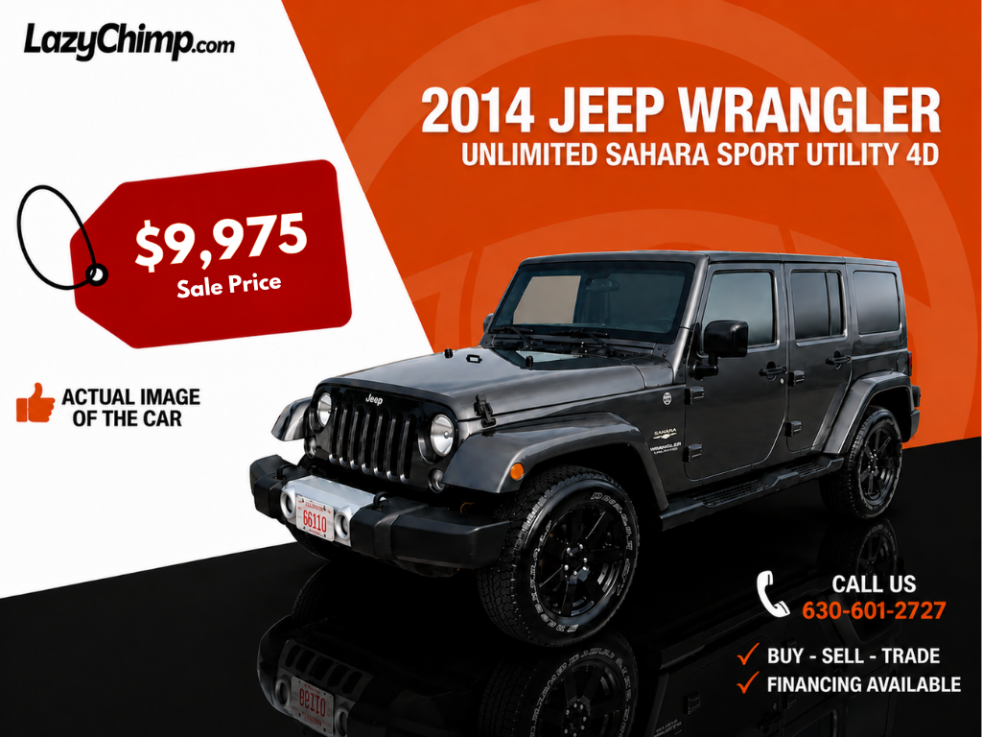 2014 Jeep Wrangler Unlimited Sahara Sport Utility 4D