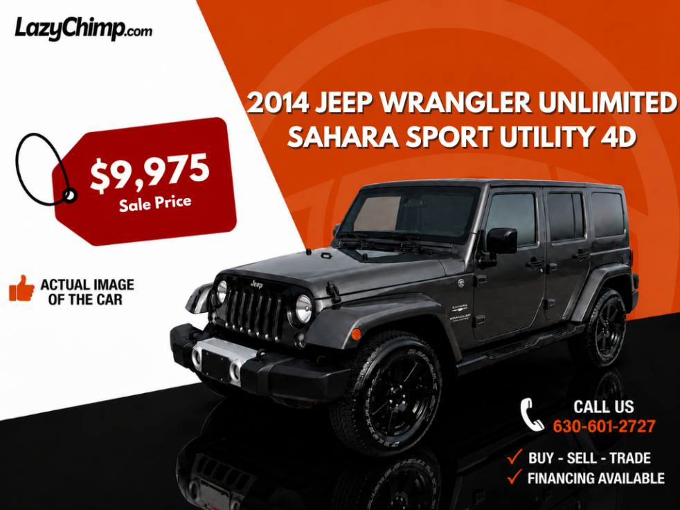 2014 Jeep Wrangler Unlimited Sahara Sport Utility 4D