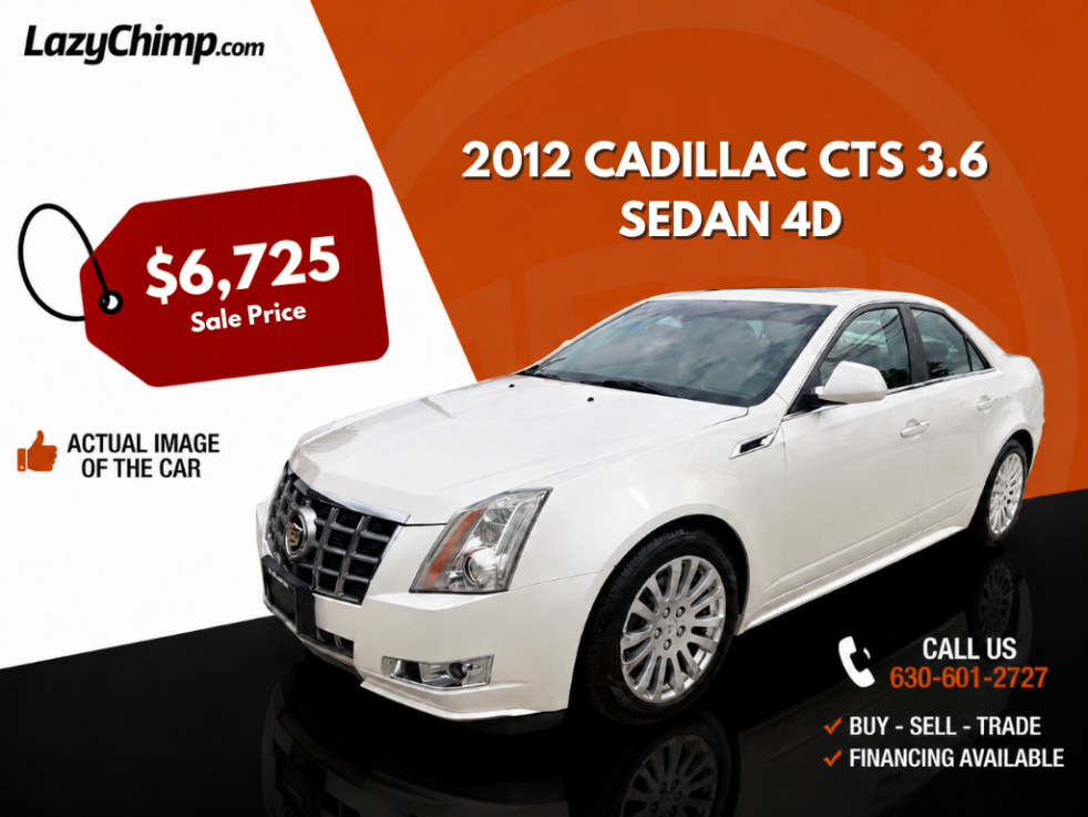 2012 Cadillac CTS Sedan 4D