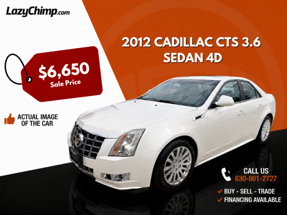 2012 Cadillac CTS Sedan 4D
